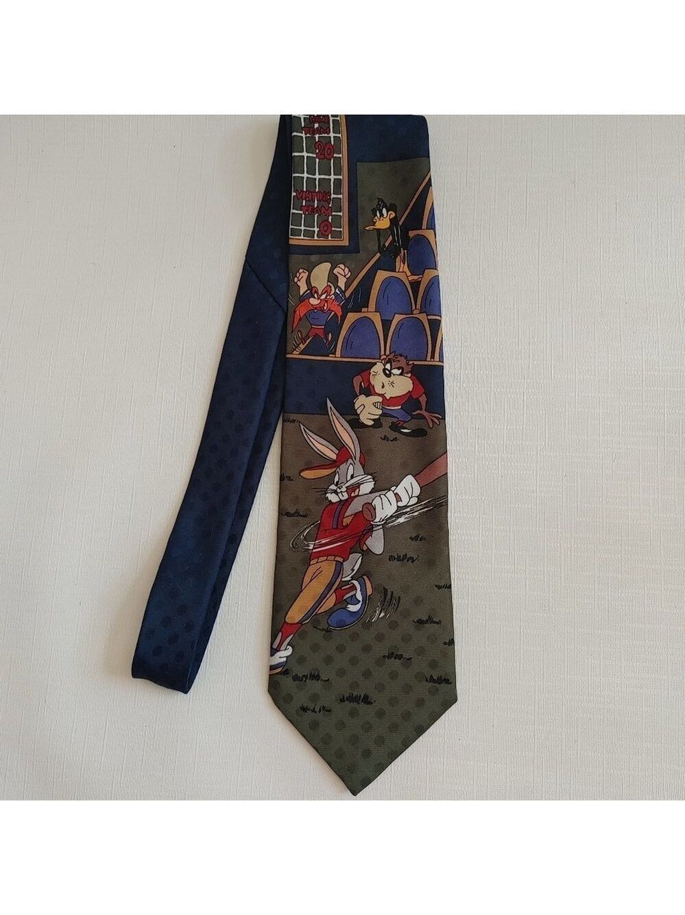Vintage LOONEY TUNES Tie Bugs Bunny BASE BALL